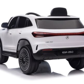 Mercedes EQA, 12v, asiento cuero, ruedas goma, 4 MOTORES, blanco INDA425-AC-XMX625WT  RA